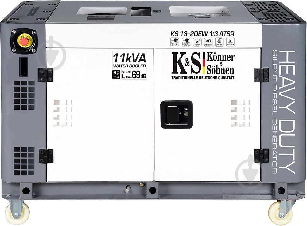 Генератор дизельний Konner&Sohnen 7,7 кВт / 8,1 кВт 380 В KS 13-2DEW 1/3 ATSR - фото 2