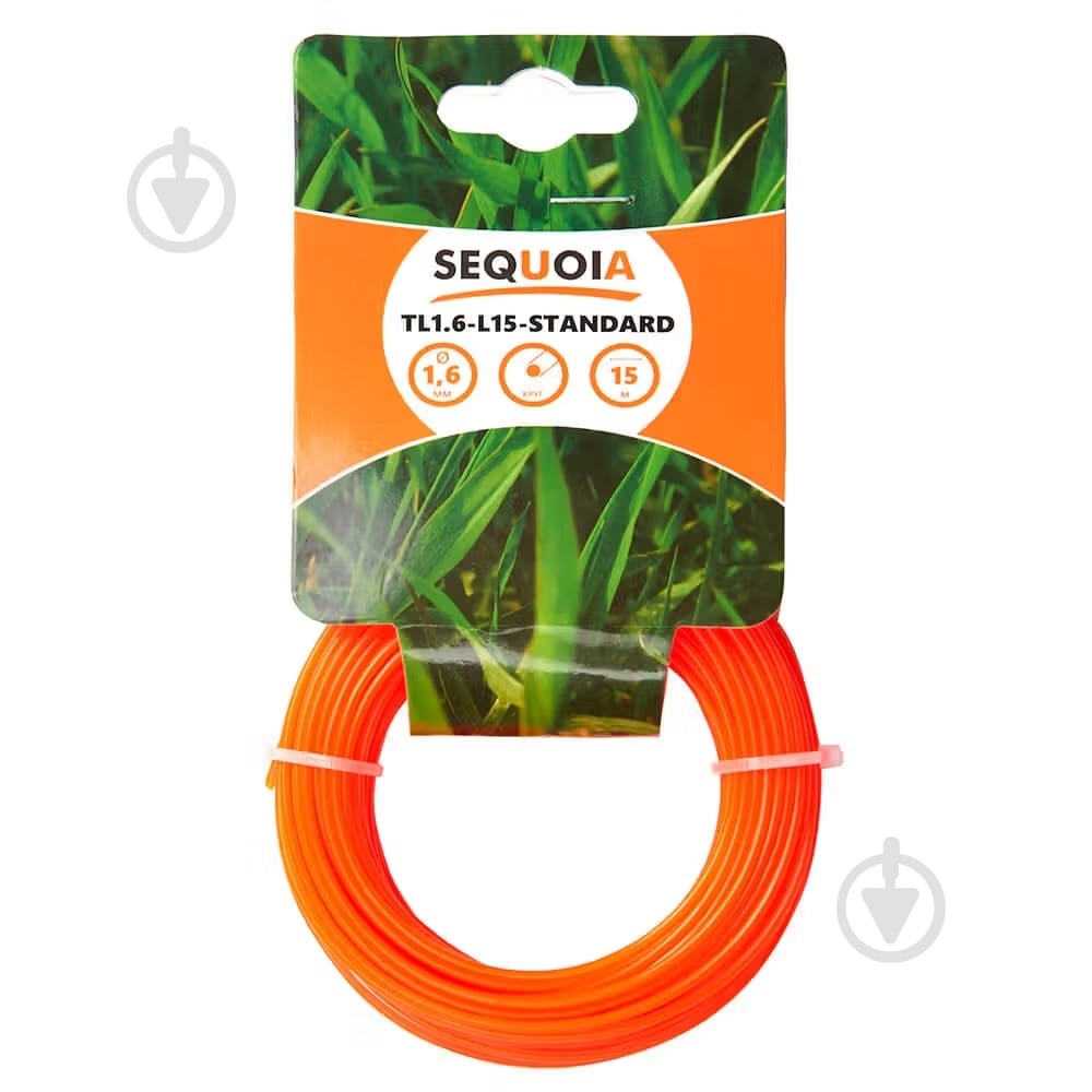 Волосінь для тримера SEQUOIA TL1.6-L15-Standard - фото 1