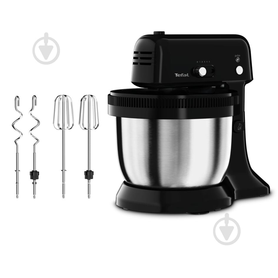 Миксер планетарный Tefal QB110838 стационарный - фото 1 Миксер планетарный Tefal QB110838 стационарный - фото 1