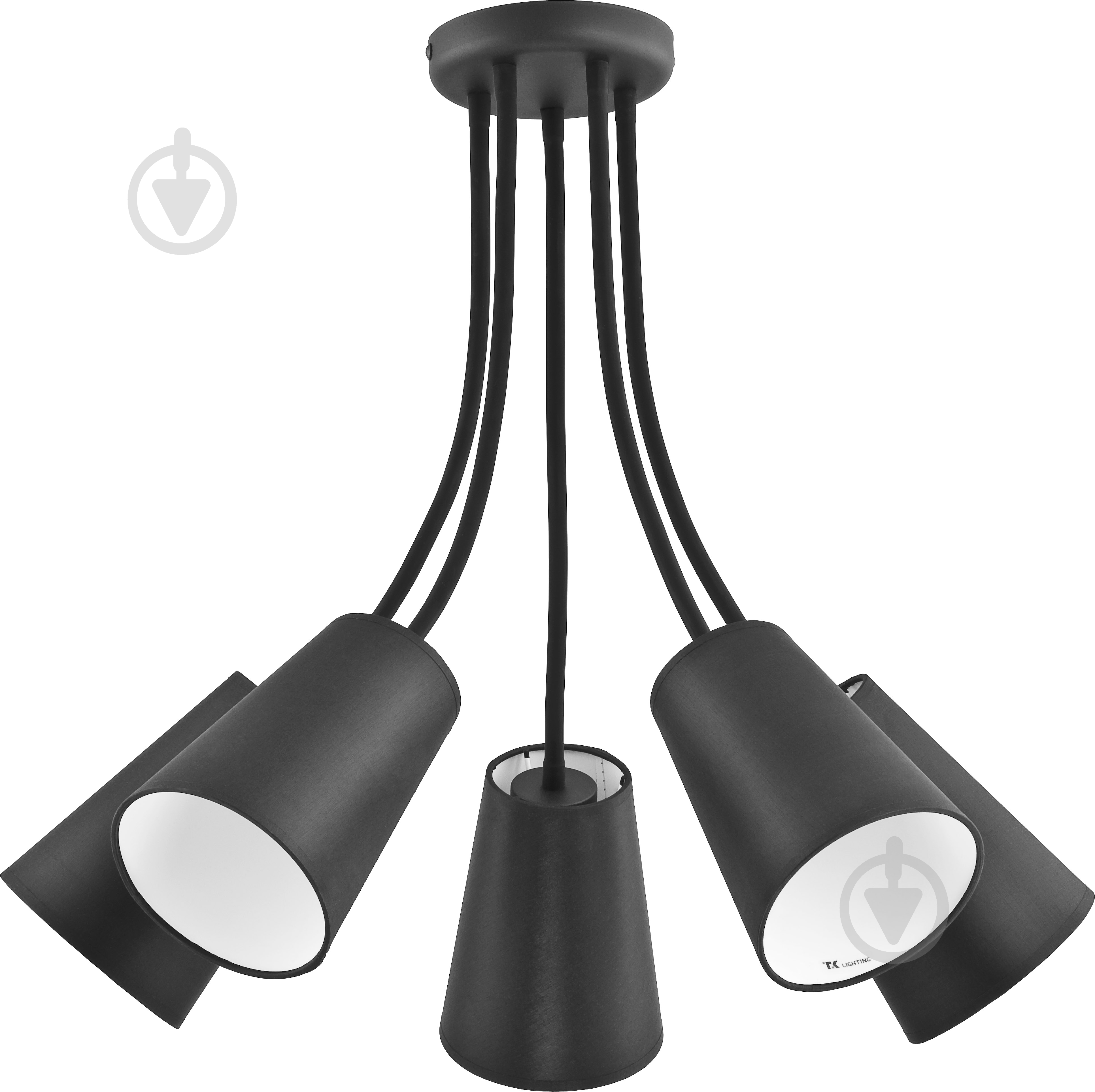 Люстра потолочная TK Lighting Wire 5x60 Вт E27 черный 2104 - фото 1 Люстра потолочная TK Lighting Wire 5x60 Вт E27 черный 2104 - фото 1
