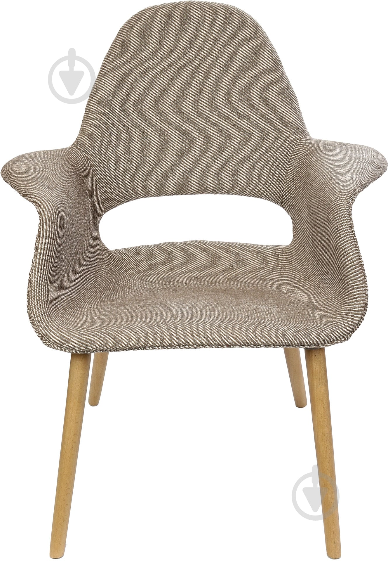 Стул обеденный АС-150KS дерево светлое/кофейный - фото 2