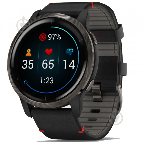 Смарт-часы Garmin Venu 2 Black + Slate (010-02430-21) - фото 2 Смарт-часы Garmin Venu 2 Black + Slate (010-02430-21) - фото 2