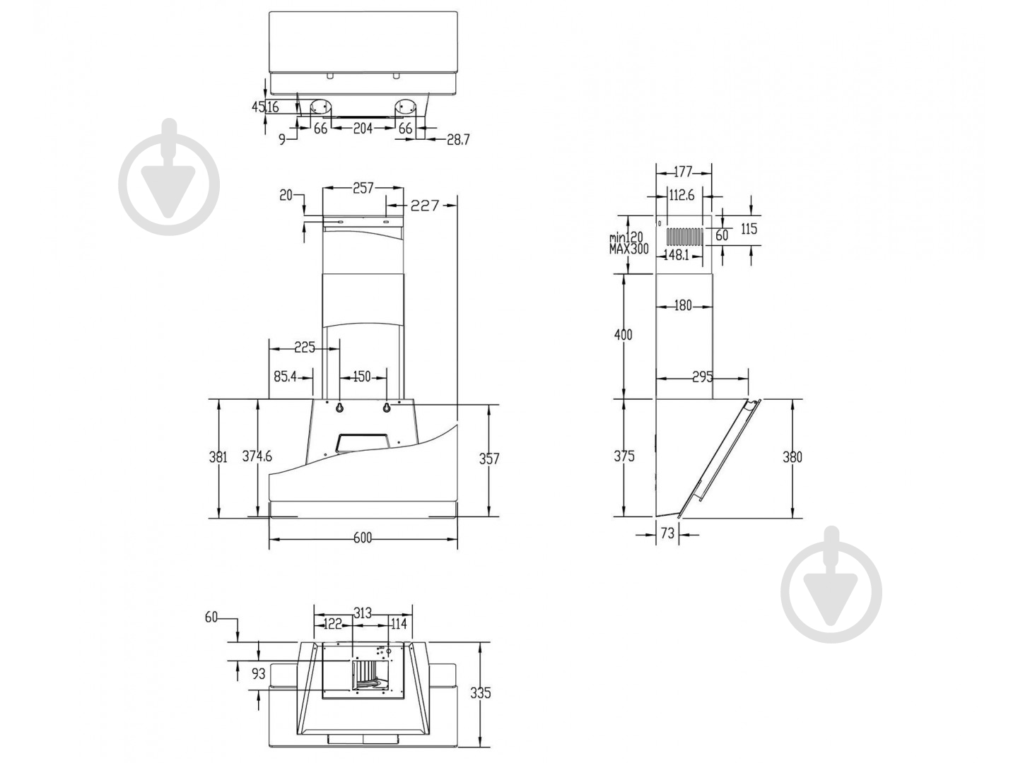 Вытяжка Haier HVX-W672GB - фото 3 Вытяжка Haier HVX-W672GB - фото 3