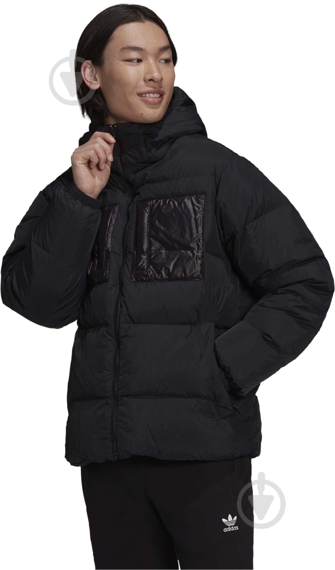 Пуховик чоловічий Adidas DOWN REGEN PUFF H13564 р.S чорний - фото 2
