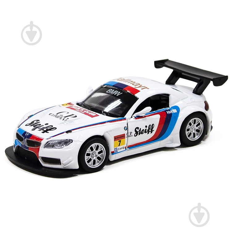 Машинка TechnoDrive 1:32 BMW Z4 GT3 (белый) 250255 - фото 1