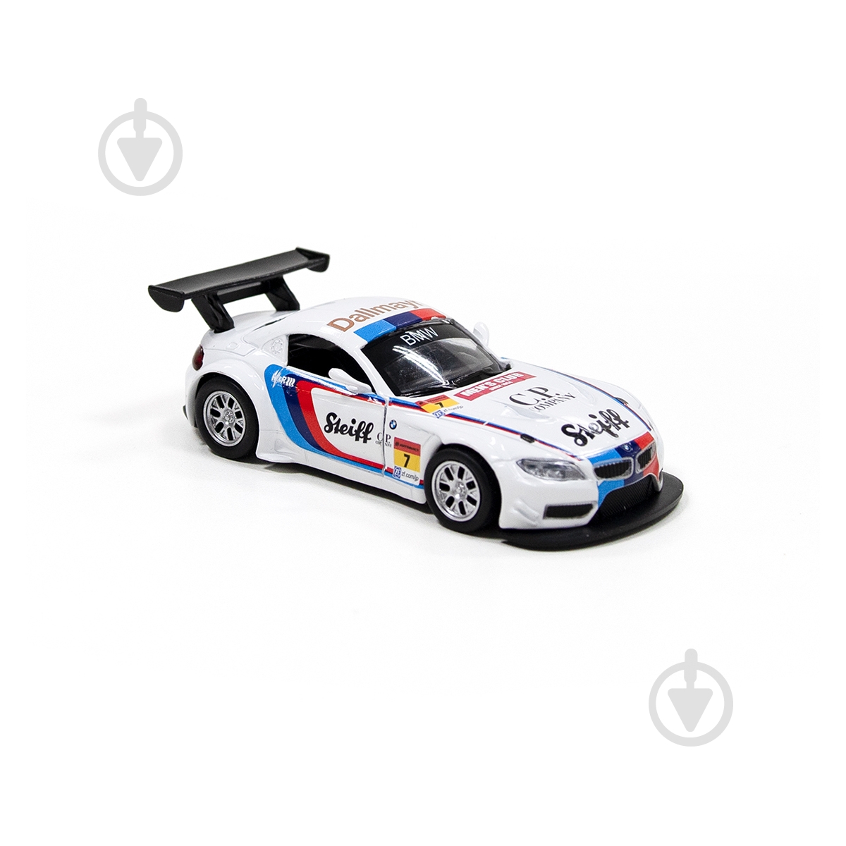 Машинка TechnoDrive 1:32 BMW Z4 GT3 (белый) 250255 - фото 7