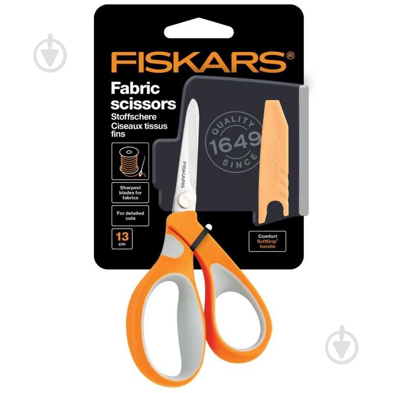 Ножницы RazorEdge Softgrip 13 см Fiskars 1014650 - фото 6 Ножницы RazorEdge Softgrip 13 см Fiskars 1014650 - фото 6