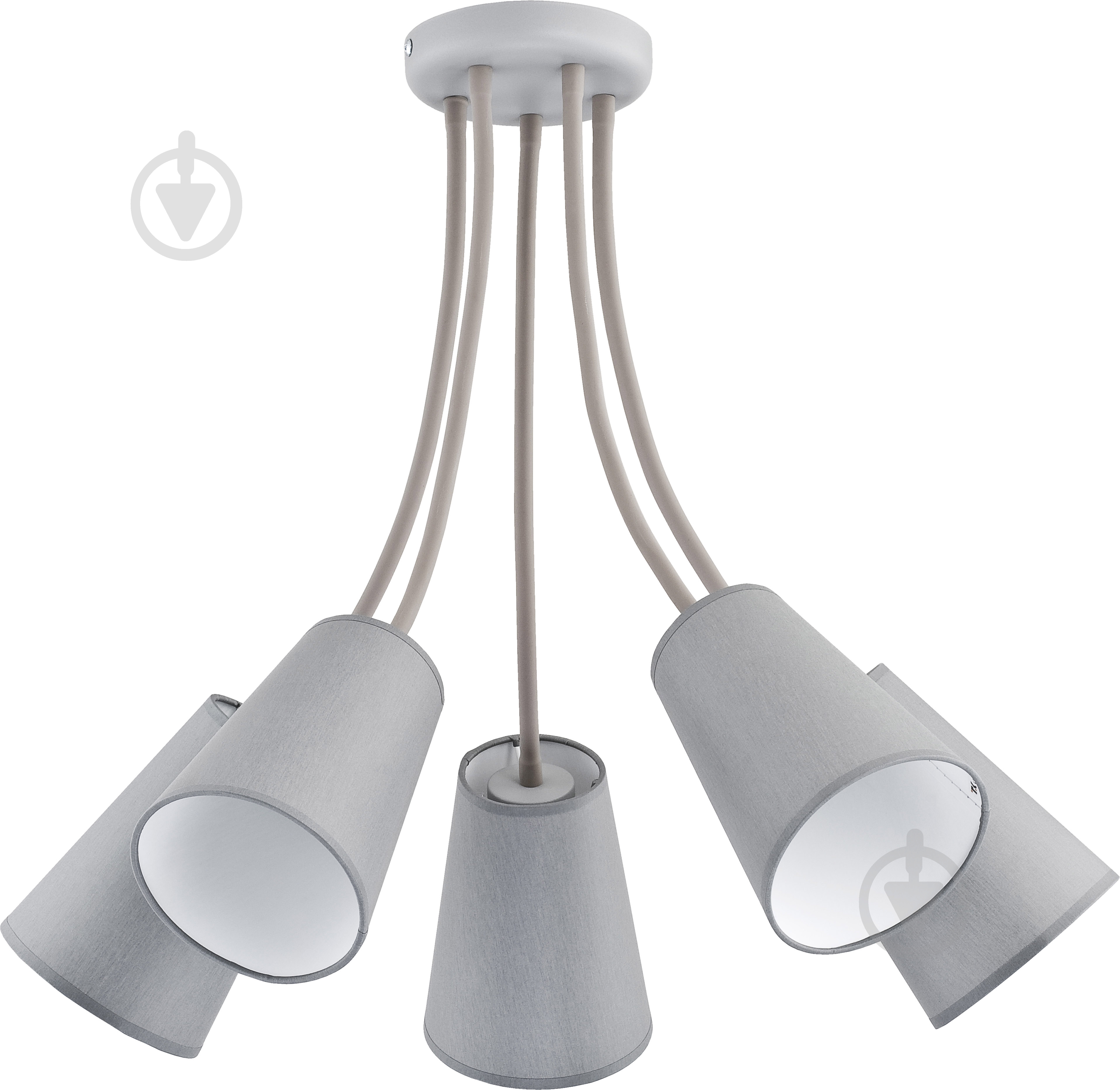 Люстра потолочная TK Lighting Wire 5x60 Вт E27 серый 2101 - фото 1 Люстра потолочная TK Lighting Wire 5x60 Вт E27 серый 2101 - фото 1