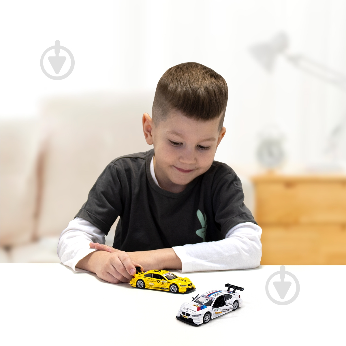 Машинка TechnoDrive 1:32 BMW M3 DTM (белый) 250256 - фото 10