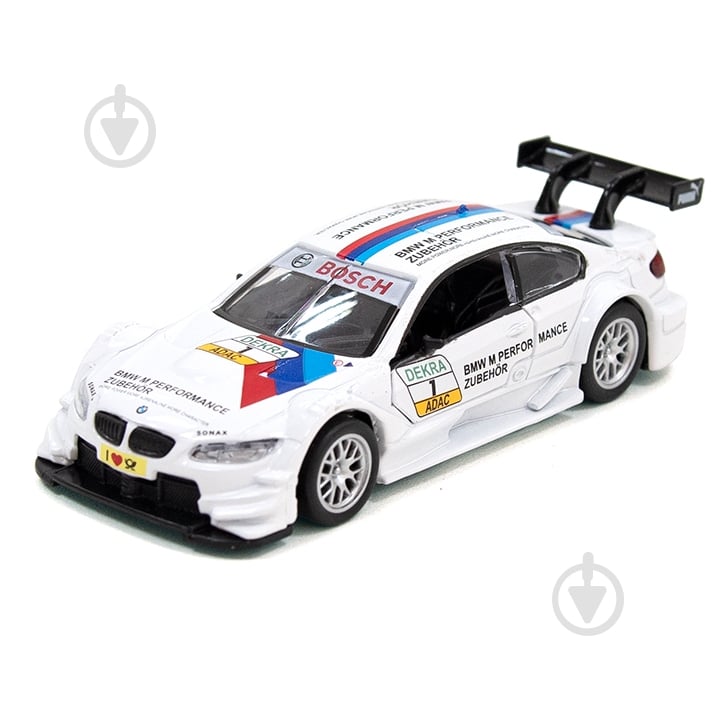 Машинка TechnoDrive 1:32 BMW M3 DTM (белый) 250256 - фото 1