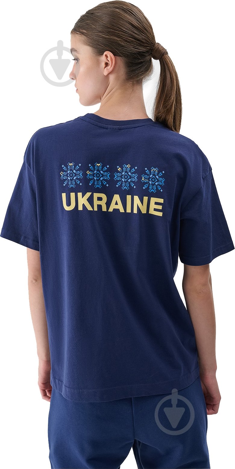 Футболка 4F 4FOSS24TTSHF2213-31S р.4XL синий - фото 2