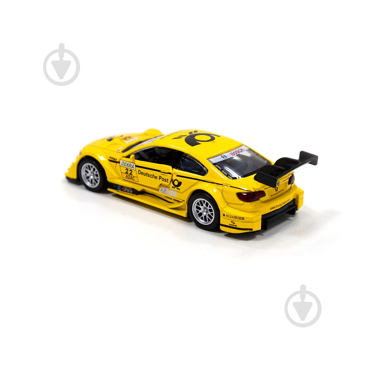 Машинка TechnoDrive 1:32 BMW M3 DTM (желтый) 250257 - фото 3