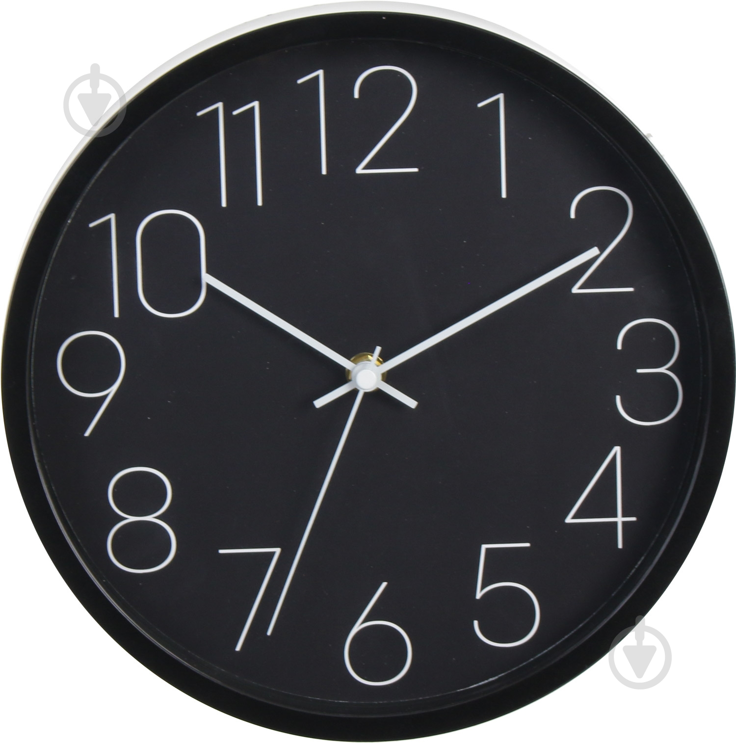 Часы настенные Time 30.5 см черный - фото 1