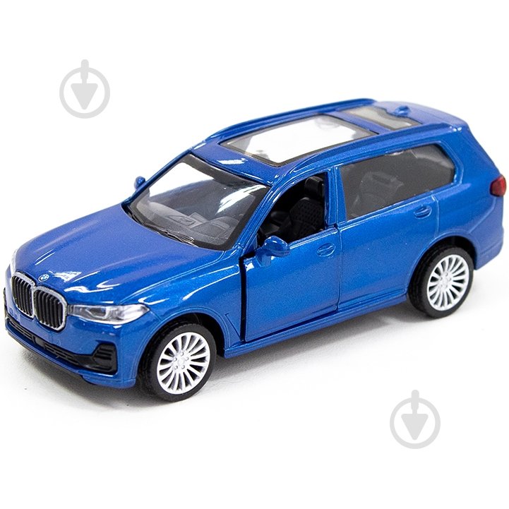 Машинка TechnoDrive 1:32 BMW X7 (синий) 250270 - фото 1