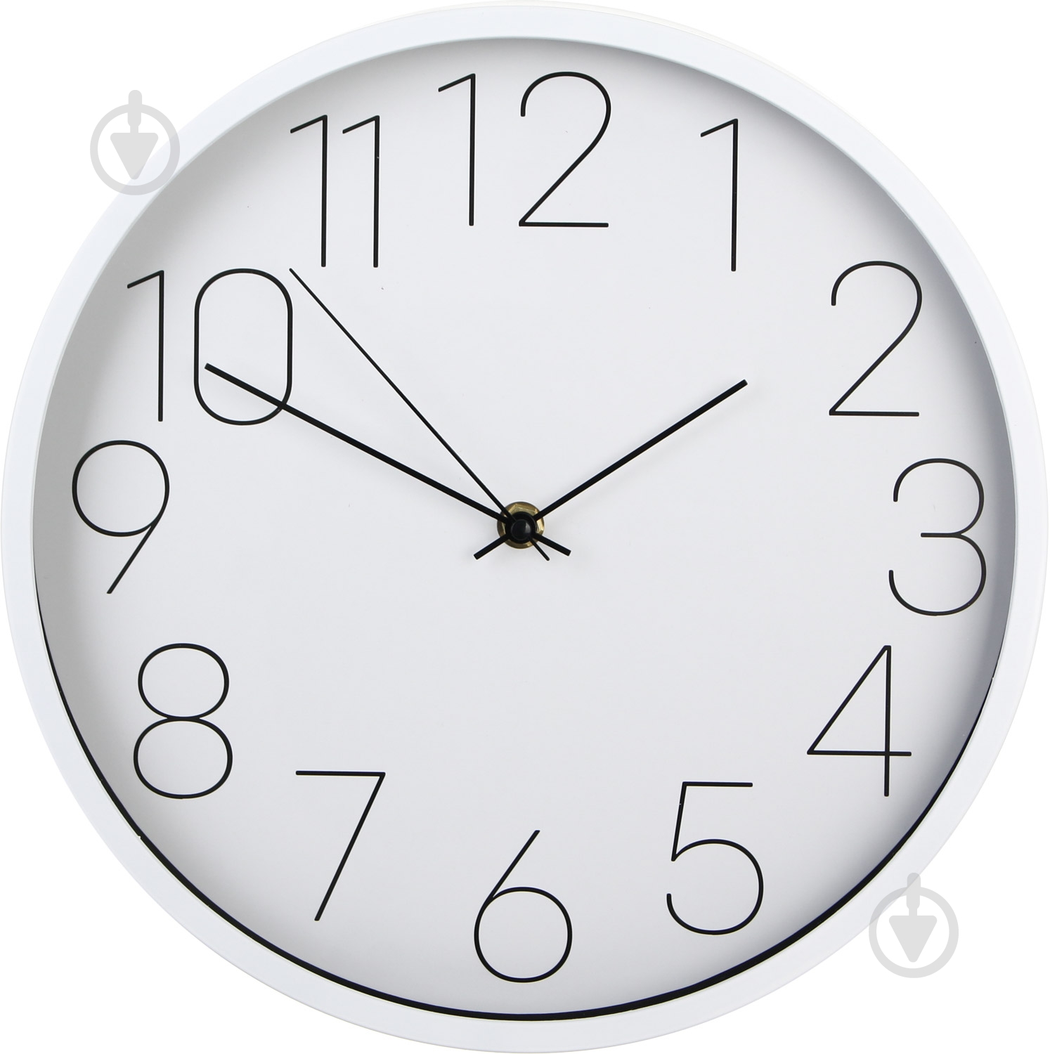 Годинник настінний Time 30,5x4 см білий - фото 1