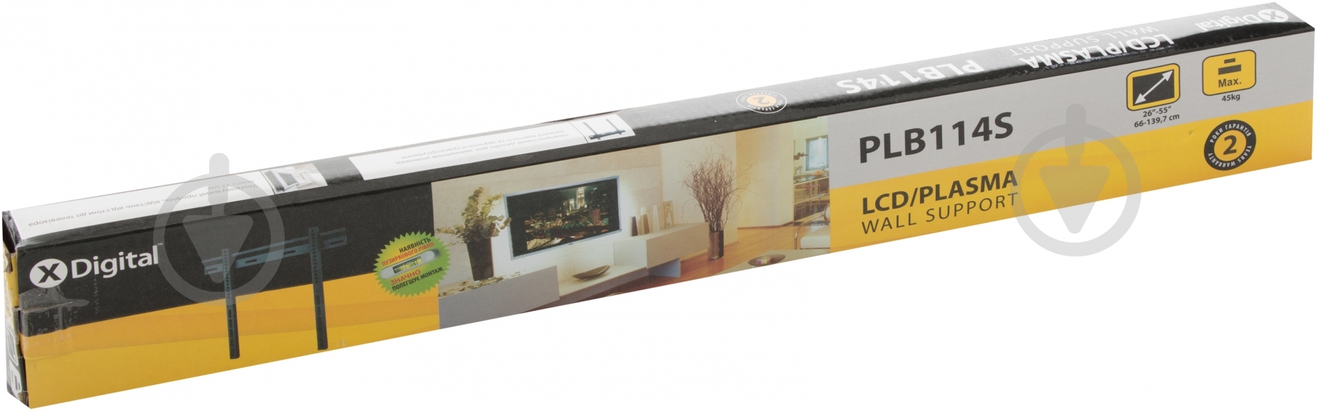 Крепление для телевизора X-Digital PLB114S фиксированные 26"-55" черный - фото 3