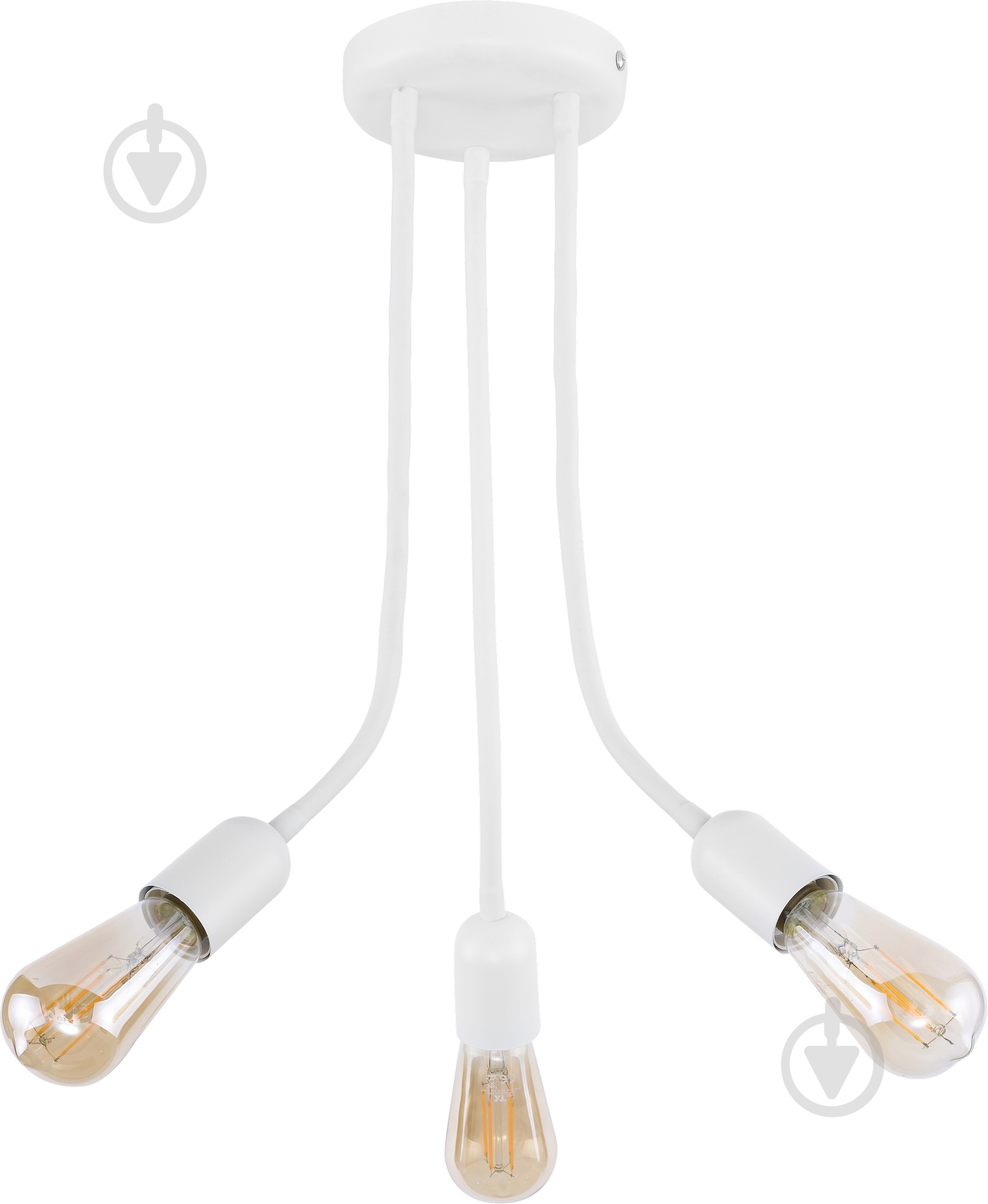 Люстра потолочная TK Lighting Flexy 3x60 Вт E27 белый 2132 - фото 1 Люстра потолочная TK Lighting Flexy 3x60 Вт E27 белый 2132 - фото 1