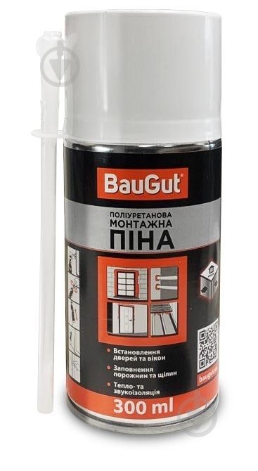 Піна монтажна BauGut 300 мл - фото 1