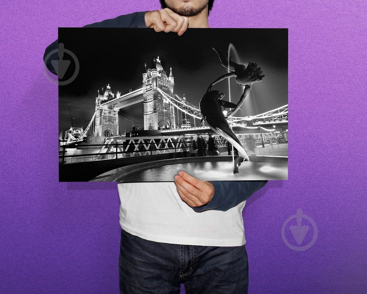 Картина Девушка и дельфин Posterclub - фото 2 Картина Девушка и дельфин Posterclub - фото 2