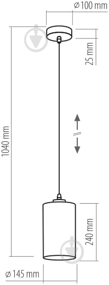 Подвес TK Lighting Ben 1x60 Вт E27 черный/золото 2275 - фото 2 Подвес TK Lighting Ben 1x60 Вт E27 черный/золото 2275 - фото 2