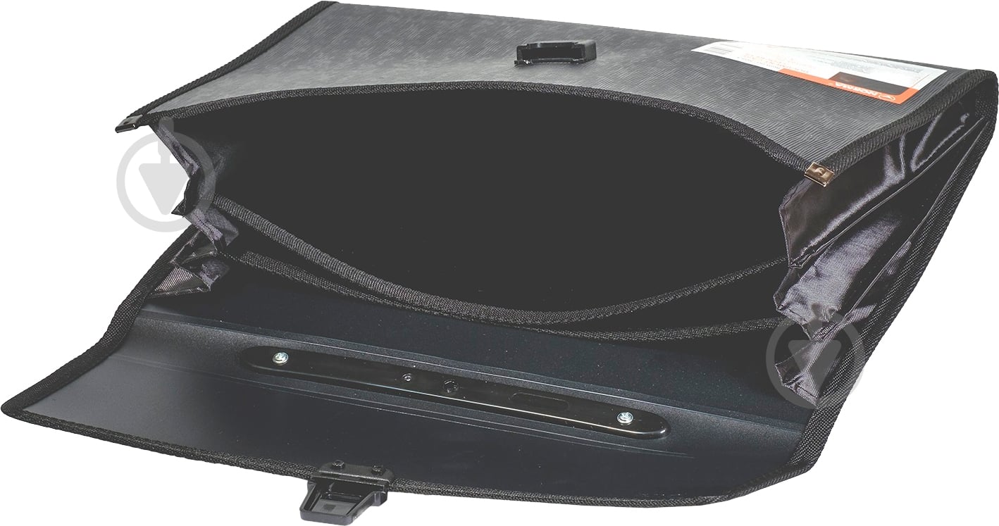 Портфель А4, 3 отд., РР, черный, 5053 NORMA - фото 3