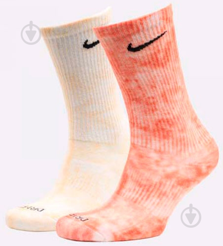 Носки Nike Everyday Plus DM3407-906 р.M бежевый/оранжевый 2 шт. - фото 1 Носки Nike Everyday Plus DM3407-906 р.M бежевый/оранжевый 2 шт. - фото 1