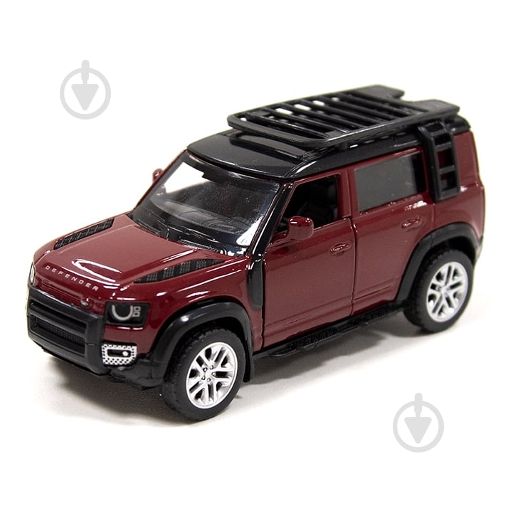 Машинка TechnoDrive 1:32 LAND ROVER DEFENDER 110 (красный) 250288 - фото 1