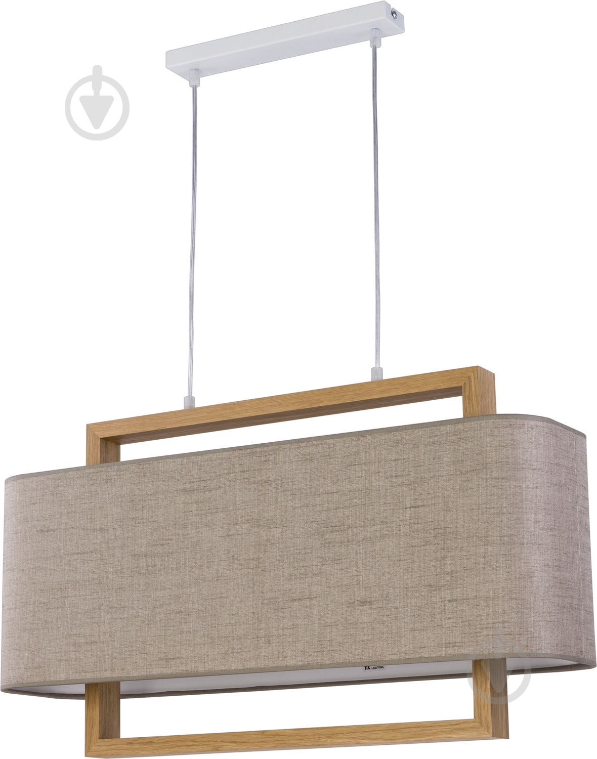 Люстра подвесная TK Lighting Artemida 2x60 Вт E27 дуб/лен 2561 - фото 1