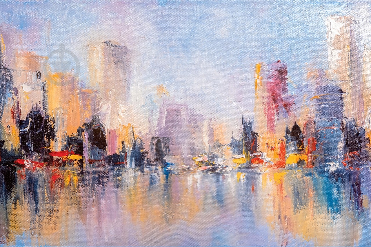 Картина Рисованный город Posterclub - фото 1