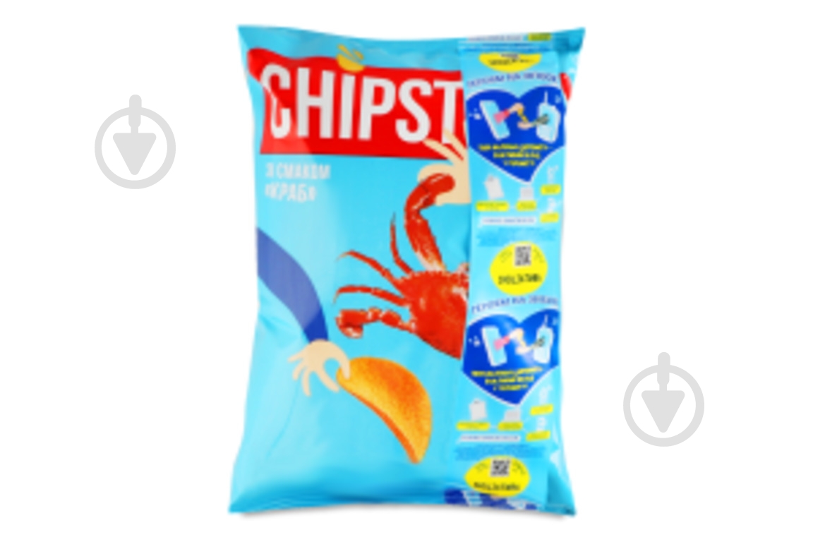 Чипсы CHIPSTER'S со вкусом краба 70 г - фото 1 Чипсы CHIPSTER'S со вкусом краба 70 г - фото 1