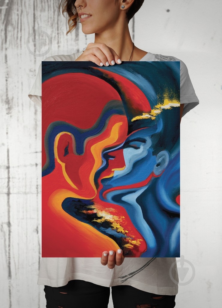 Картина Поцелуй Posterclub - фото 2 Картина Поцелуй Posterclub - фото 2