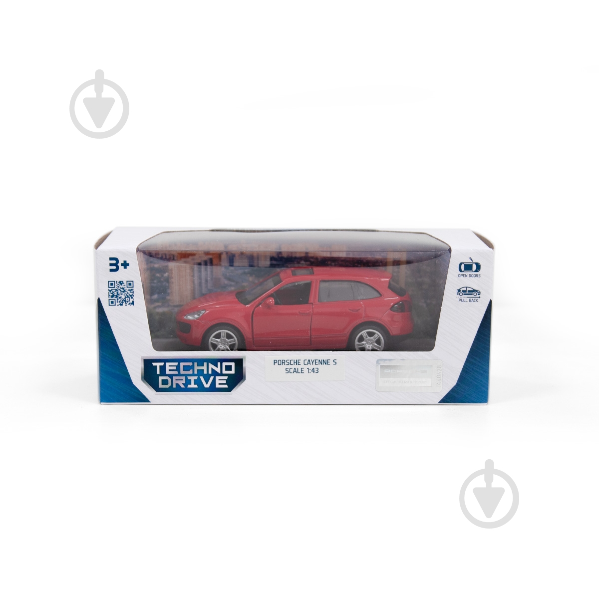 Машинка TechnoDrive 1:32 PORSCHE CAYENNE S красный) 250252 - фото 11