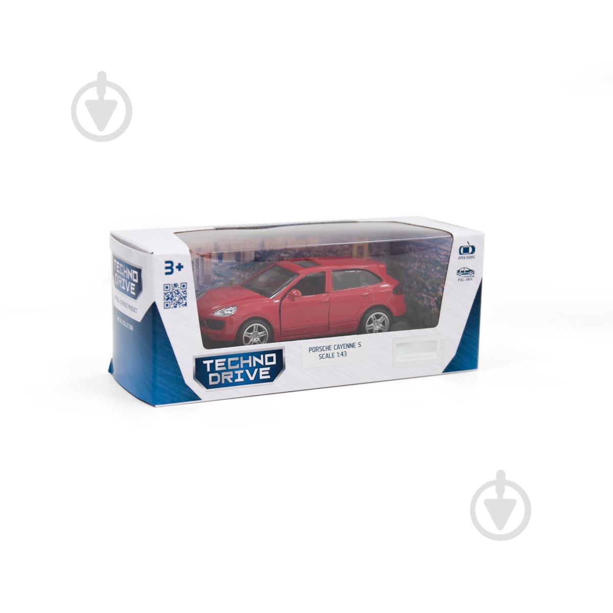 Машинка TechnoDrive 1:32 PORSCHE CAYENNE S красный) 250252 - фото 12