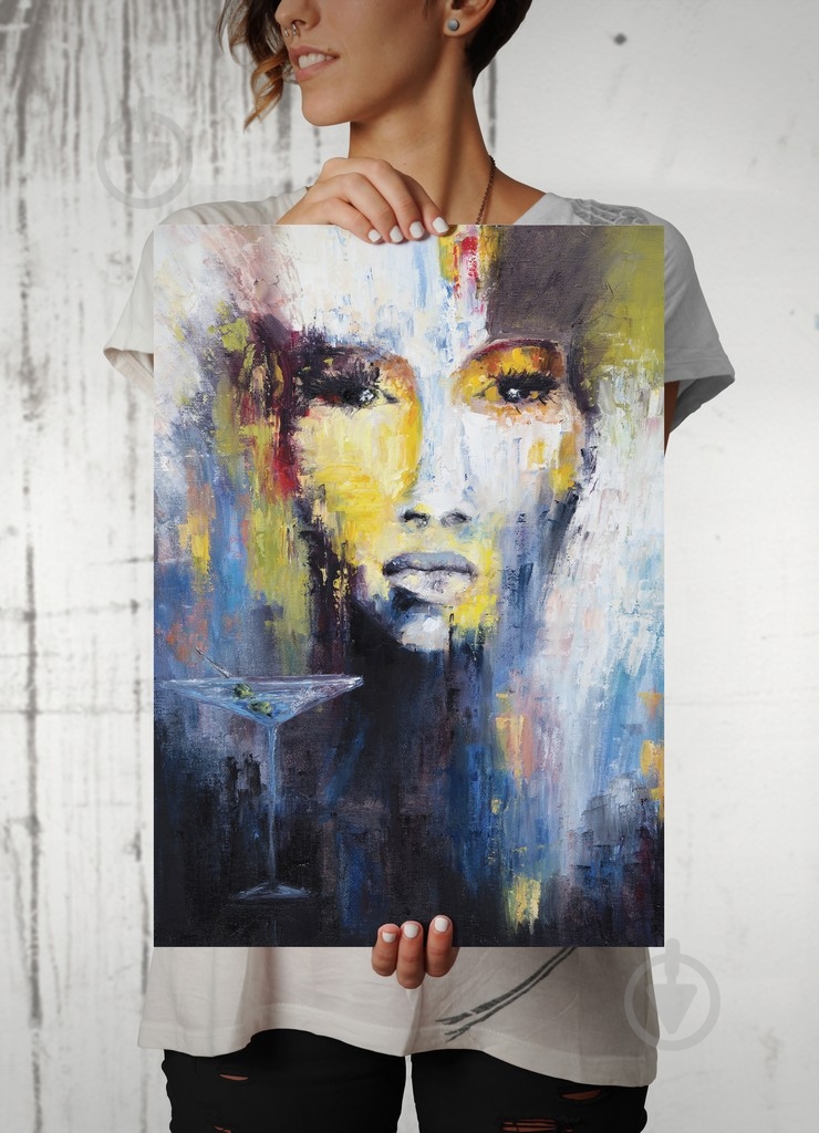 Картина Девушка и мартини Posterclub - фото 2 Картина Девушка и мартини Posterclub - фото 2