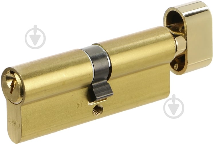 Цилиндр Abus KE50 40x40 ключ-вороток 80 мм матовая латунь - фото 1