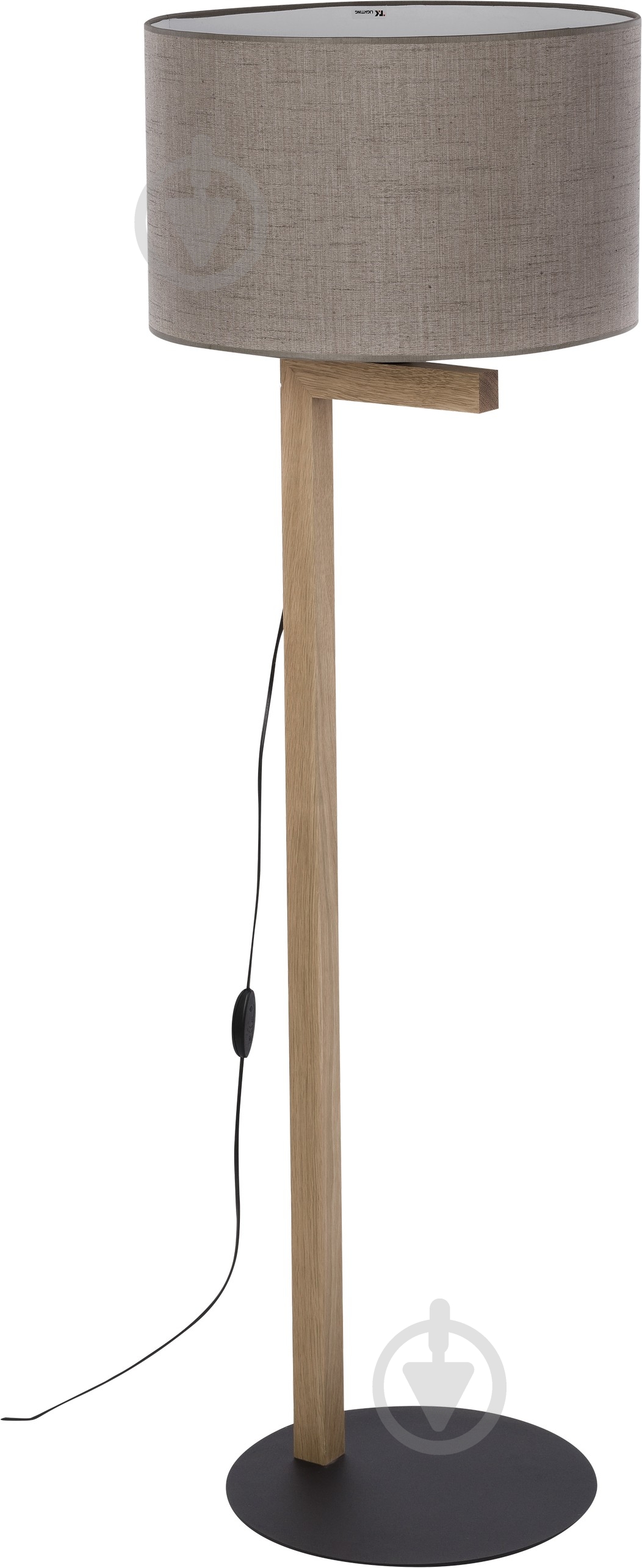 Торшер TK Lighting Troy 60 Вт E27 дуб/лен 3095 - фото 1 Торшер TK Lighting Troy 60 Вт E27 дуб/лен 3095 - фото 1