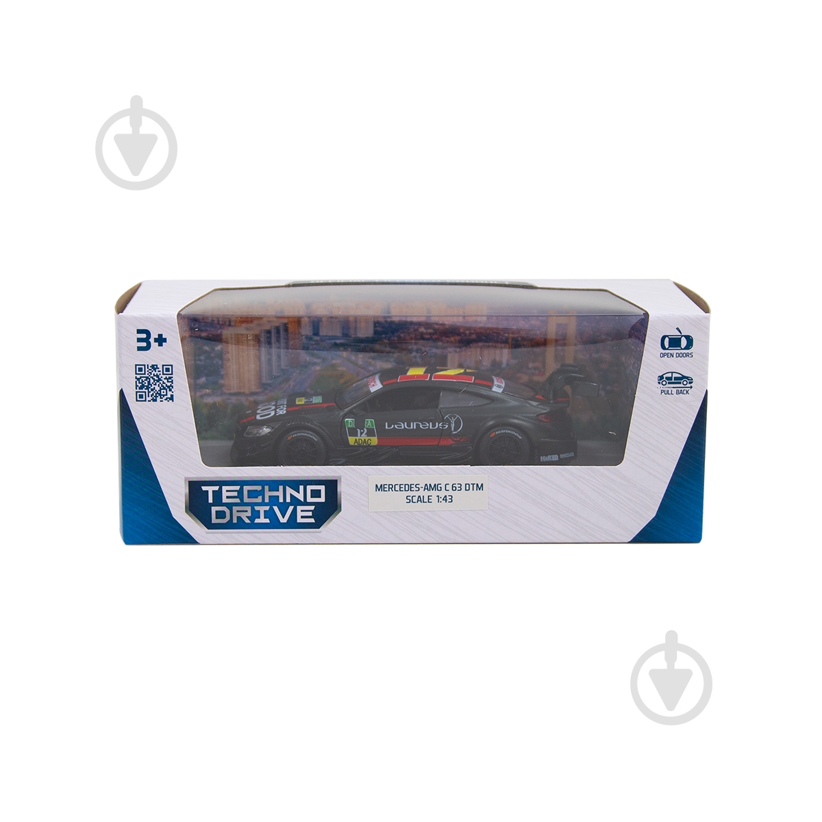 Машинка TechnoDrive 1:43 MERCEDES-AMG C63 DTM (черный) 250273 - фото 11