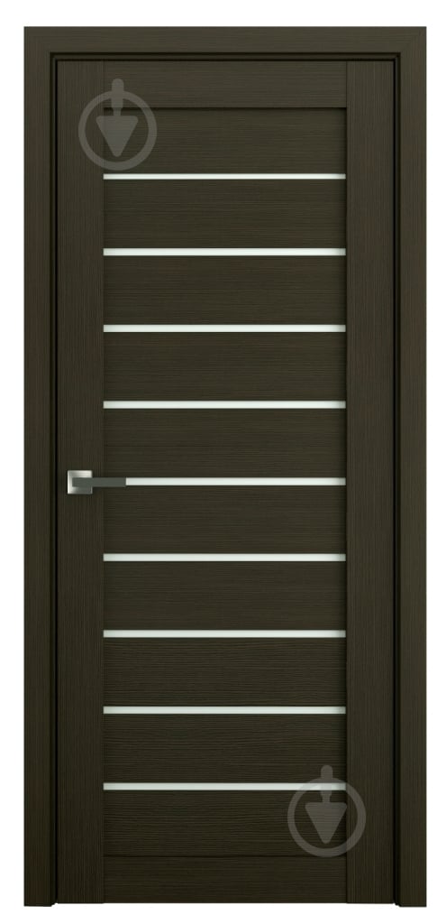 Дверне полотно Dverona 502 ПГ 700 мм венге - фото 1