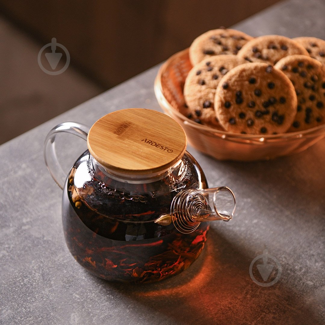 Чайник заварювальний Ardesto Gemini 1000 мл прозорий AR3010GBM - фото 10