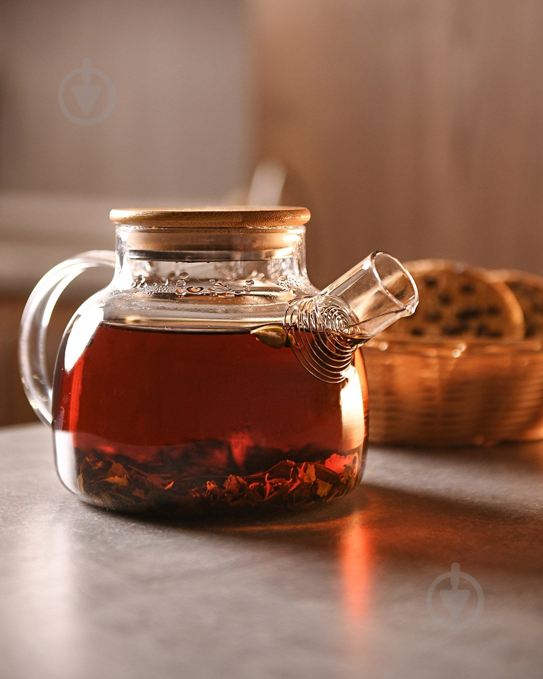 Чайник заварювальний Ardesto Gemini 1000 мл прозорий AR3010GBM - фото 4