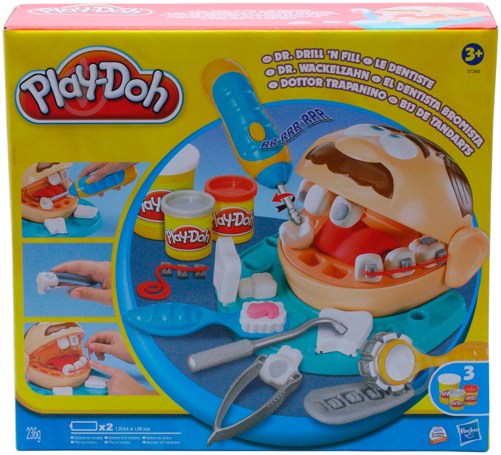Набор для лепки Play-Doh Мистер зубастик 37366 - фото 1 Набор для лепки Play-Doh Мистер зубастик 37366 - фото 1