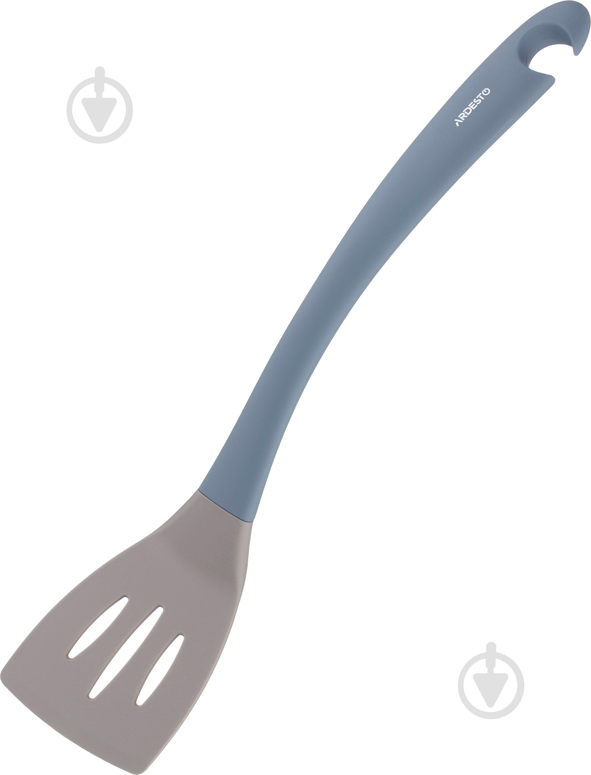 Лопатка з прорізями Ardesto Gemini 35 см сіро-синя AR2178B - фото 2 Лопатка з прорізями Ardesto Gemini 35 см сіро-синя AR2178B - фото 2