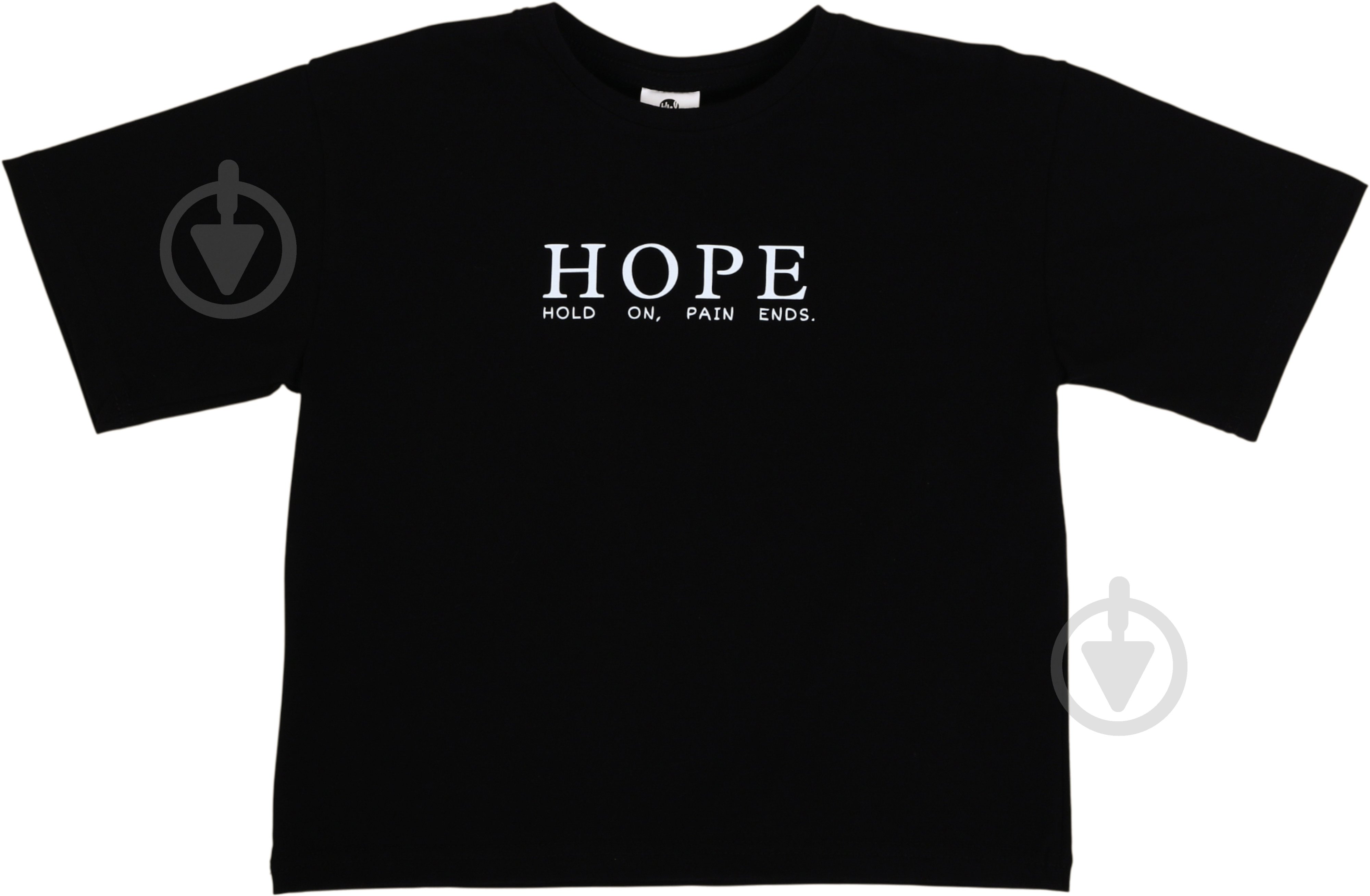 ᐉ Футболка унисекс HW Hope р.116/122 черный 0313 • Купить в Киеве