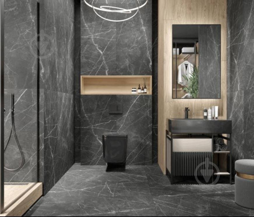 Плитка INTER GRES Pulpis серый 40 071 60x60 - фото 2