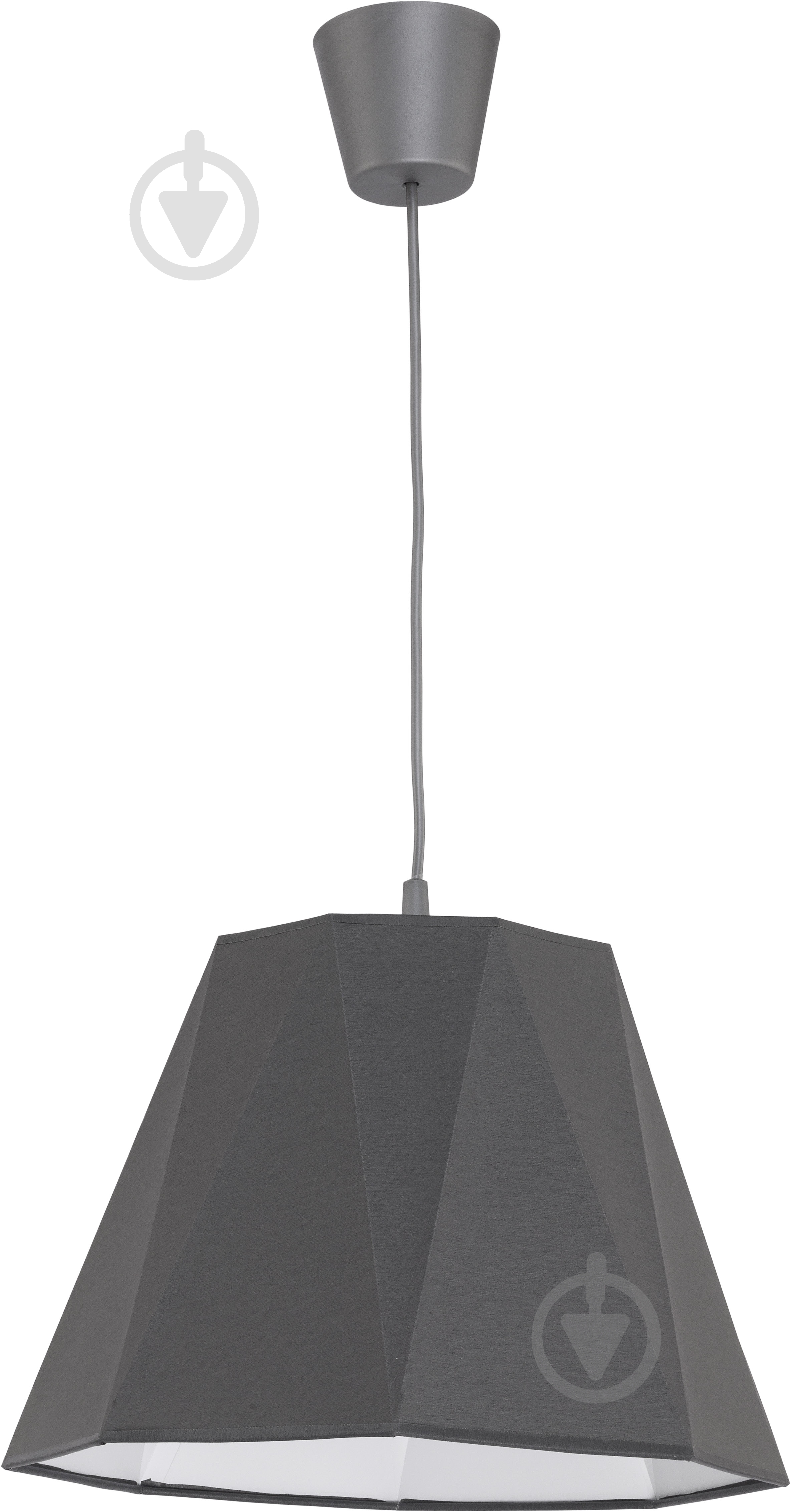 Люстра подвесная TK Lighting Panama 1x60 Вт E27 серый 2402 - фото 1