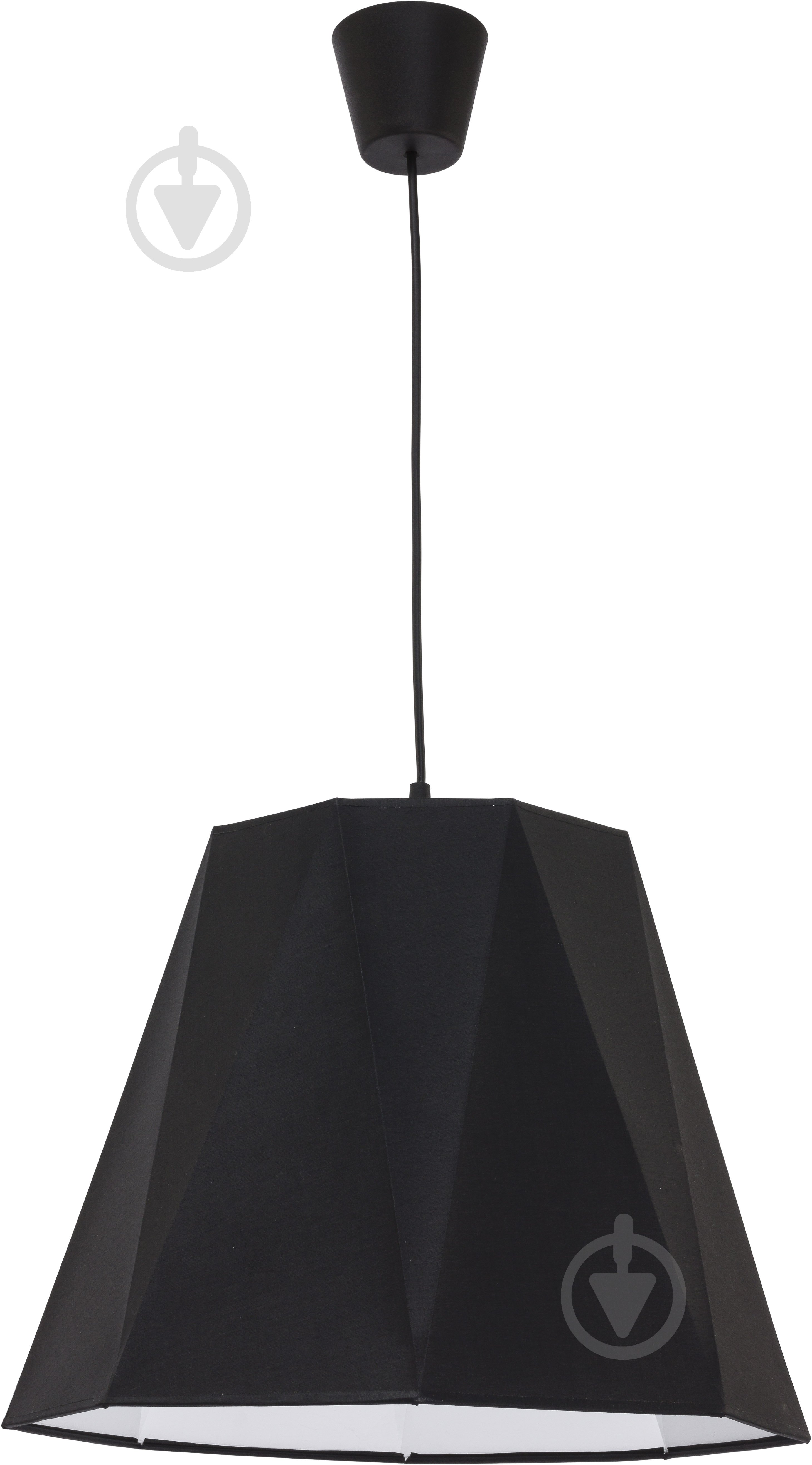 Люстра подвесная TK Lighting Panama 1x60 Вт E27 черный 2404 - фото 1