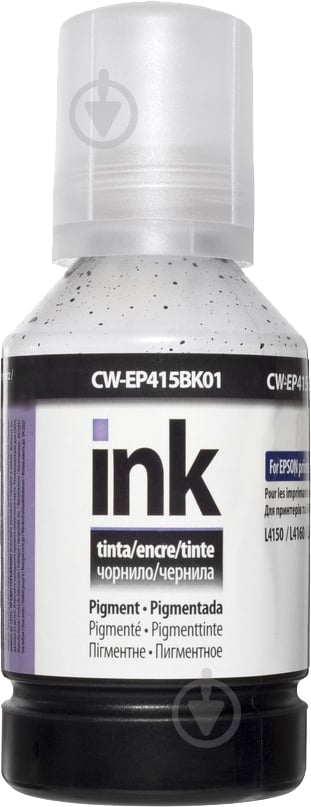 Чернила ColorWay Epson EP415 BK Pigment 127 мл (CW-EP415BK01) black - фото 1 Чернила ColorWay Epson EP415 BK Pigment 127 мл (CW-EP415BK01) black - фото 1