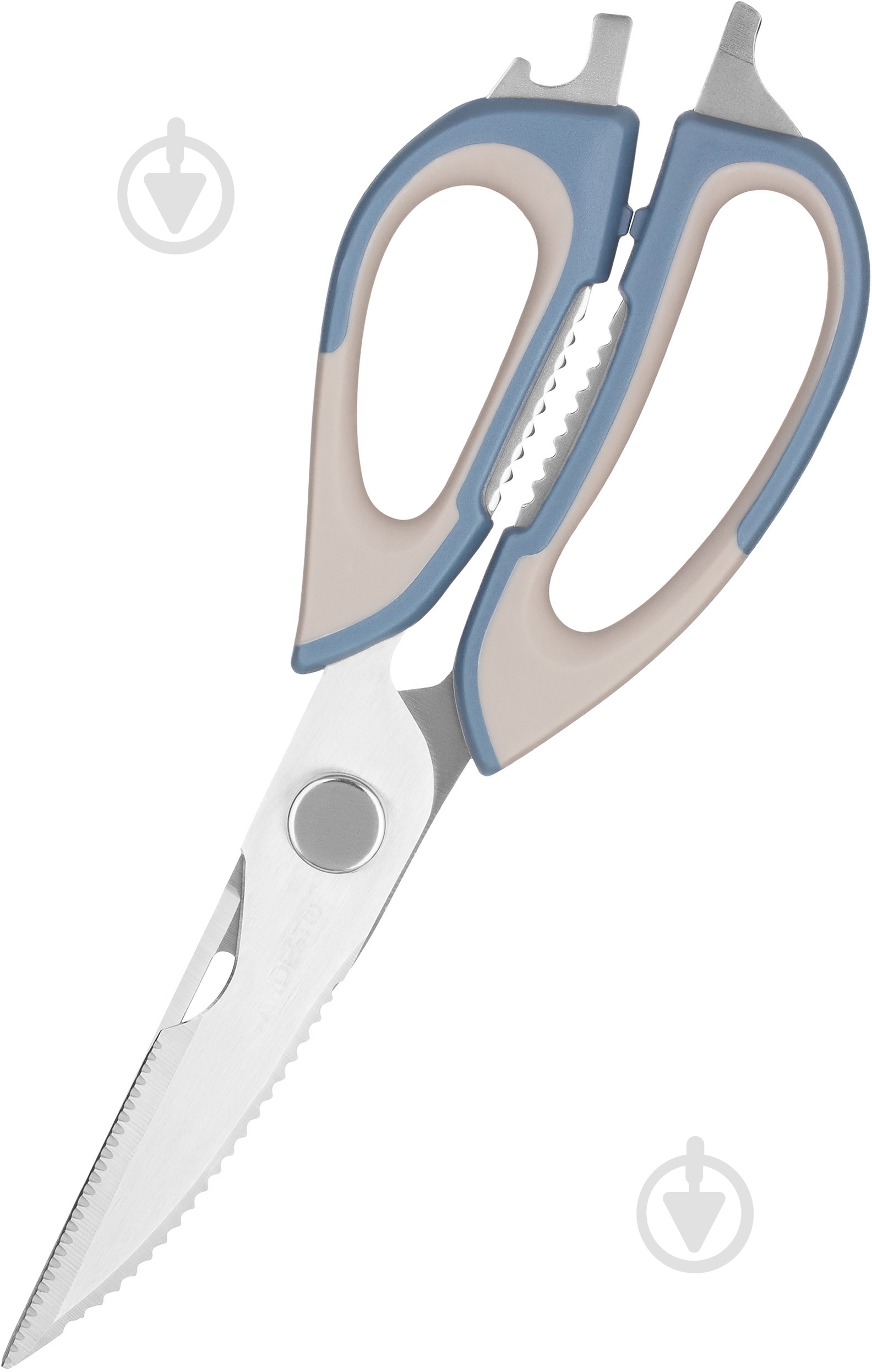 Ножницы кухонные ARDESTO Gemini 22,6 см серо-синие AR2121B - фото 2