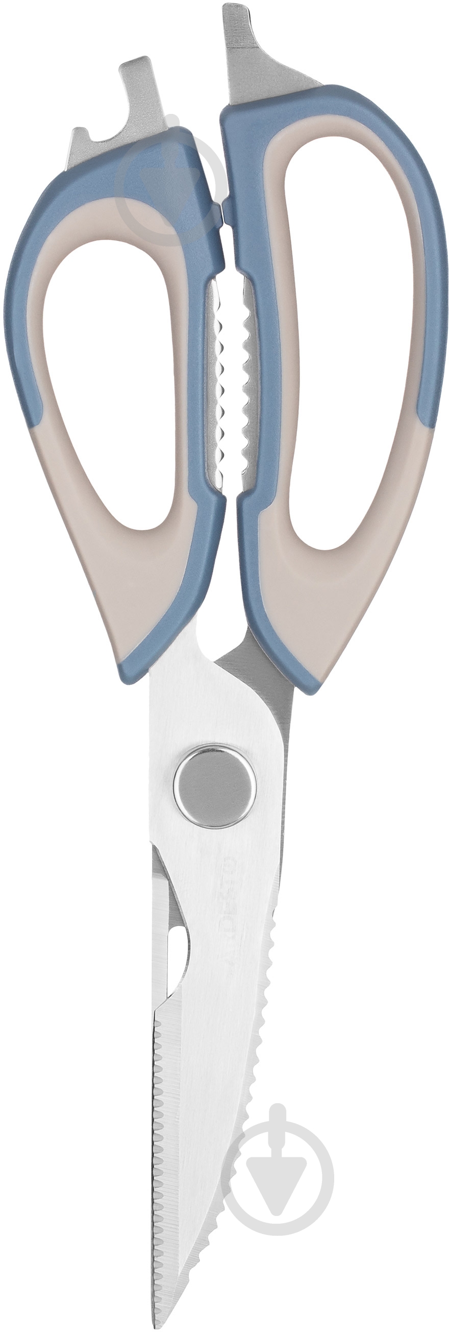 Ножницы кухонные ARDESTO Gemini 22,6 см серо-синие AR2121B - фото 3