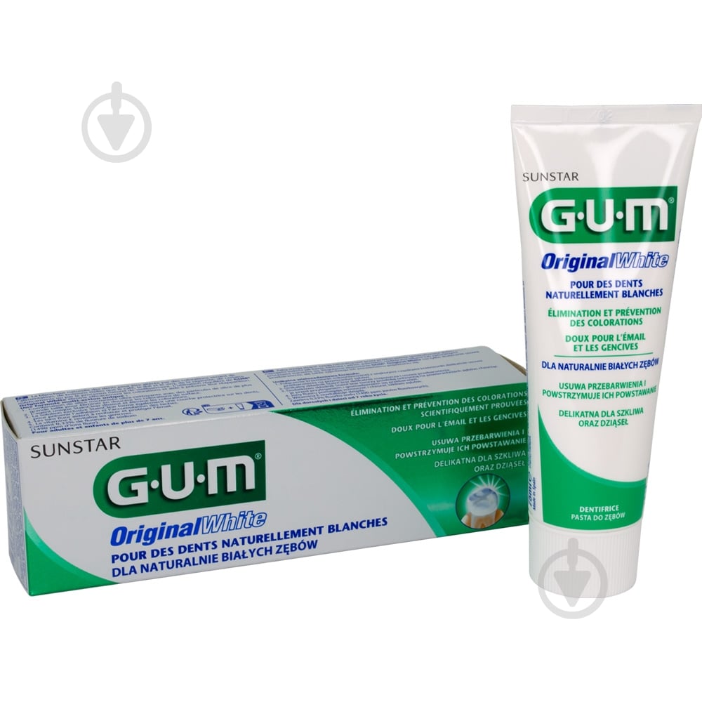 Паста-гель GUM Original White 75 мл - фото 2 Паста-гель GUM Original White 75 мл - фото 2